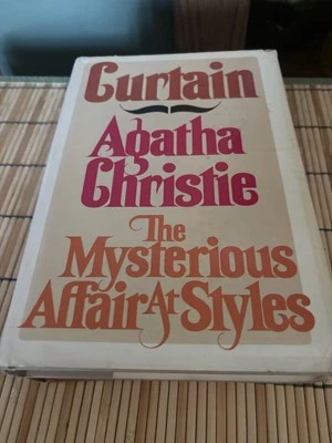 AGATHA CHRISTIE Curtain, The Mysterious Affair At Styles 1975 HCDJ BOOK CLUB ED Foto 1 de 3