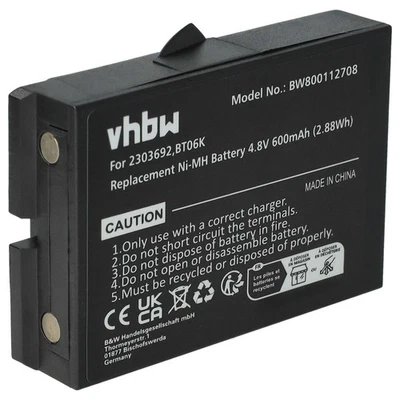 VHBW Batería reemplaza Ikusi BT06K 2303692 control remoto 600mAh