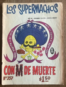 Vintage November 2 De 1972 - LOS SUPERMACHOS #357 - Picture 1 of 4