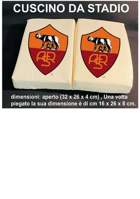 ROMA  - Cuscino Da Stadio - Mare - All'aperto - Cuscini stadio - Immagine 1 di 4