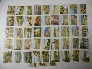 Churchman Zigarettenkarten Feiertage in Großbritannien Ansichten 1938 kompletter Satz 48 - Bild 1 von 11