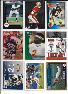 RIESIGES DEION SANDERS 95 KARTEN 80 VERSCHIEDENE LOT a FALCONS BRAVES 49ers COWBOYS + - Bild 1 von 1
