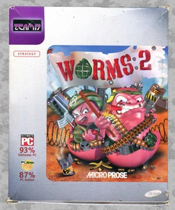 Worms 2 Big Box Team 17 Micro Prose Windows PC Game No Inlay CD ROM PAL - Picture 1 of 9