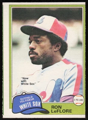 1981 O-Pee-Chee #104 Ron LeFlore   - FREE SHIPPING - Image 1 of 2