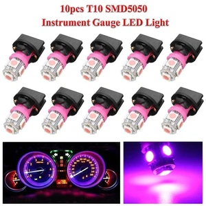 10pc 2023381 194 LED Bulb For Instrument Gauge Cluster Dash Light W/ Socket - Picture 1 of 12