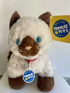 Build A Bear PROMISE PETS Himalayan Siamese KITTEN Chocolate Cream Plush W Tag - Picture 1 of 5