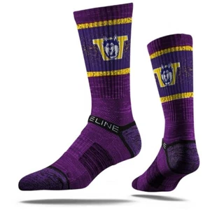 Calcetines Washington Huskies Premium Strideline Corte Crew Ropa Atlética Lincensados - Imagen 1 de 4