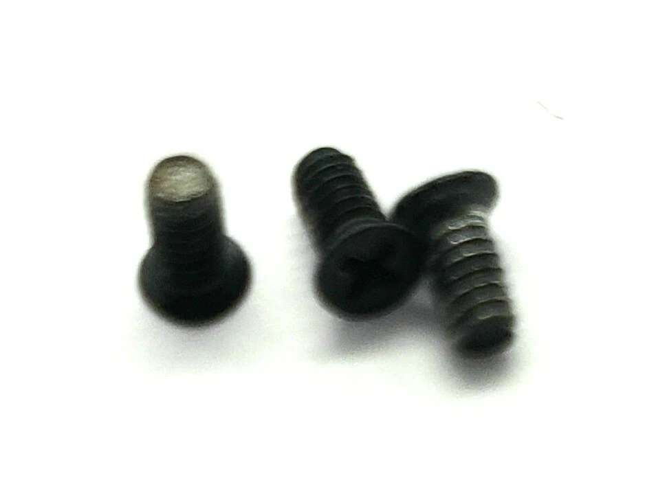 Canon AE-1 Программа Черные Винты (3) Для Базовой Пластины Запасные Запчасти для Ремонта - Изображение 1 из 1