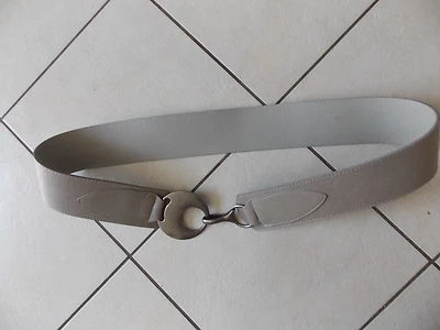  GROSSE CEINTURE FEMME   GRIS 120 cm LARGEUR 7 cm - Photo 1/2