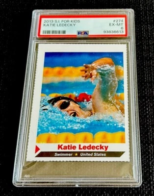 Katie Ledecky Rookie 2013 Sports Illustrated SI para niños natación EE. UU. PSA 6 Foto 1 de 2