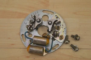 72-74 Honda CB350 four 72,73,74, OEM points plate - Foto 1 di 4