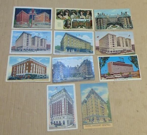 11 Vintage Portland Oregon Hotel Postcards: Heathman, Benson, Ramapo, Rowland + - Picture 1 of 6