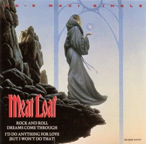 CD 1993, Meat Loaf – Rock & Roll Dreams Come Through / I'd Do Anything For - VG! - Picture 1 of 3