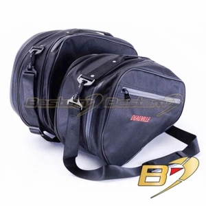 Honda NT700 NT700V Deauville Alforja Caso lateral Maletero Liner Liners Bolsas Negro - Imagen 1 de 4