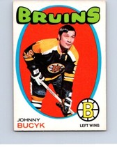 VINTAGE HOCKEY CARD OPC 1971 BOSTON BRUINS JOHNNY BUCYK NO631