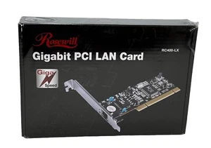 Rosewill Gigabit PCI Lan Card Networking RC400-LX Giga-speed Sealed NOS - Picture 1 of 5