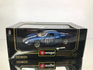 BBURAGO 3033 FERRARI 250LM 1965 #29 - BLUE METALLIC 1:18 - HIGH QUALITY IN BOX - Picture 1 of 9