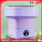 6.5L Clothes Washer Machine 3-gear Mode Foldable for Newborn Rags (Purple US)