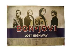 Jon Bon Jovi Tour Poster Europa 2008 John Konzert