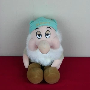 Sleepy Seven Dwarfs Plush Toy 15" Disney Disneyland Snow White - Picture 1 of 3