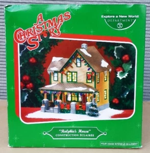 VINTAGE DEPT 56 A CHRISTMAS STORY RALPHIE'S HOUSE 2006 LIGHTED HOUSE RETIRED NIB - Picture 1 of 10