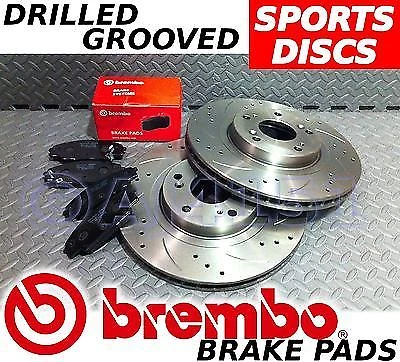 Discos de freno delanteros + traseros perforados y ranurados X-Type 2004-2010 pastillas Brembo Jaguar Foto 1 de 1