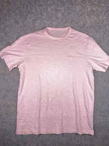 AMERICAN EAGLE MEN'S Med Standard Fit Pink Logo Tee Shirt T SHIRT Light Weight - Picture 1 of 6