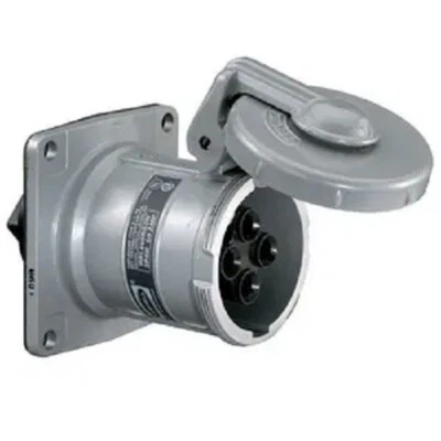 Hubbell HBL560RS1W - 60A 600V Style 1 Receptacle - Image 1 of 2