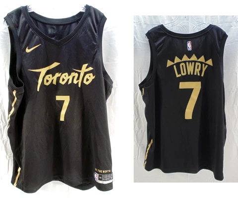 New Nike Toronto Raptors 7 Kyle Lowry We The North Dri-Fit Sleeveless Jersey XXL Cover