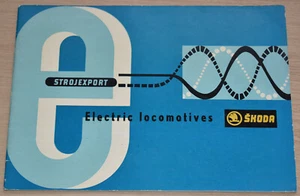 SKODA ELECTRIC LOCOMOTIVES Czechoslovakia Railway Engines - Published 1964 - Picture 1 of 5
