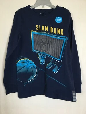 Nueva Camisa Top Carter's Baloncesto Niños Manga Larga Azul muchas tallas Foto 1 de 4