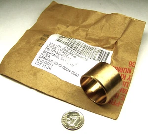 HH-60 SIKORSKY 70150-09137-102 NEW COPPER BUSHING SLEEVE 1.002"ID 1.126"OD .78L - Picture 1 of 6