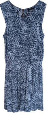 Vestido sin mangas para mujer TART azul, turquesa y blanco - talla M Foto 1 de 4