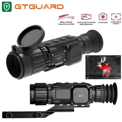 Thermal Monocular 384x288 (35mm 50Hz) Thermal Rifle Scope for Hunting w/Bracket - Image 1 of 4