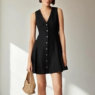 laurel linen-cotton utility dress FewerAndBetter on LTK
