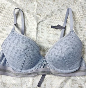 Aerie Bridget Push Up Bra Size 34B Light Blue - Foto 1 di 2
