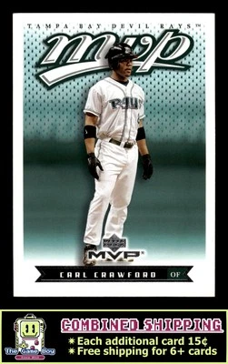 2003 Upper Deck MVP #199 Carl Crawford Tampa Bay Devil Rays - Image 1 of 2