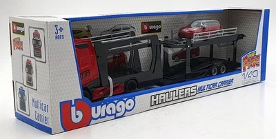 Camiones Volvo Multicar Land Rover Burago escala 1/43 18-31456 - rojo Foto 1 de 4