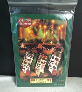Mumm's The Word Christmas Treasures Pattern Penstitch Applique Debbie Mumm 1993 - Picture 1 of 3