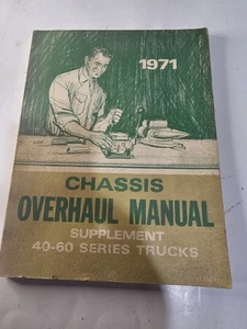 1971 Chevrolet Truck Series 40-60 Chassis Overhaul Manual 1447592 - Picture 1 of 2