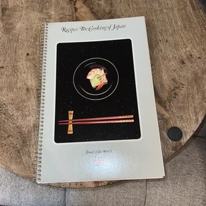 Recipes The Cooking of Japan Spiral Bound Cookbook Time Life - Foto 1 di 5