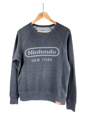 Sudadera Nintendo Store New York Estilo Tejido Inverso Cuello Redondo Para Hombre Talla Pequeña Foto 1 de 4