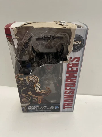 Transformers Last Knight Premier Edition Decepticon Berserker New Damaged Box Cover