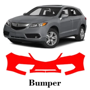 Front bumper PreCut PPF Paint Protection Film For Acura RDX 2013-2015 - Picture 1 of 7
