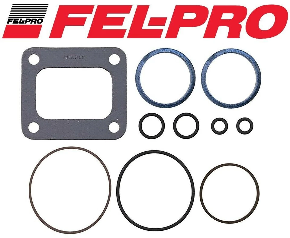 ✅Junta tórica y junta base pedestal Fel-Pro Turbo 94-03 Ford 7,3 L Powerstroke ES72468 Foto 1 de 3
