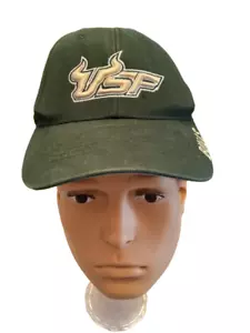 USF Bulls Hat- Green- Captivating- Adjustable- Preowned - Picture 1 of 1