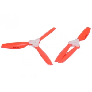 Hélice plegable de plástico Microheli 3 hojas 5045 CW/CCW con soporte (ROJA) - Imagen 1 de 1