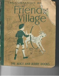 Companion Book Friendly Village Allice & Jerry Books 1951 Row Peterson Evanston - Picture 1 of 1