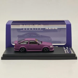 SW 1/64 RAUH-Welt RWB AE86 BELLA Viola Diecast Models Auto Collezione Limitata - Foto 1 di 7