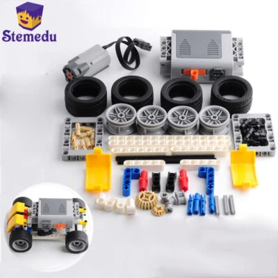 Kit 68 piezas piezas técnicas MOC motor funciones de alimentación grupo coche radiocontrol niños juguete conjunto Foto 1 de 4